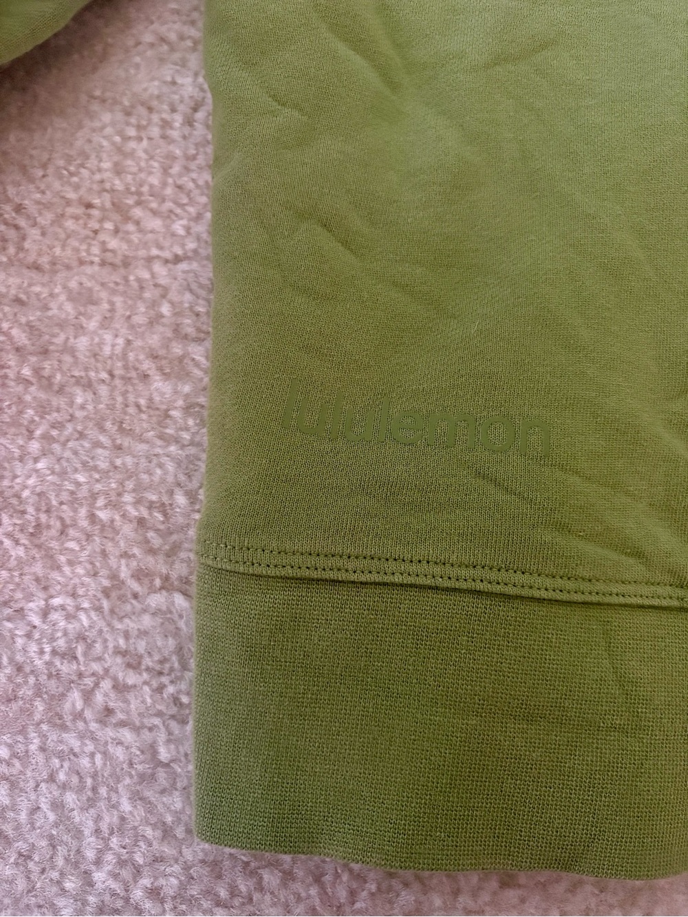 Lululemon Olive Green Crewneck Sweatshirt - Picture 2 of 3